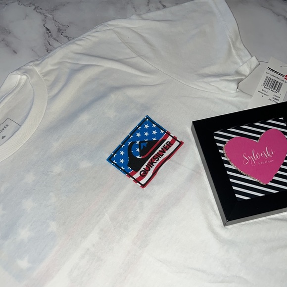 🔥QUIKSILVER 4TH ARCHITEXTURE T-SHIRT NWT - Picture 7 of 8